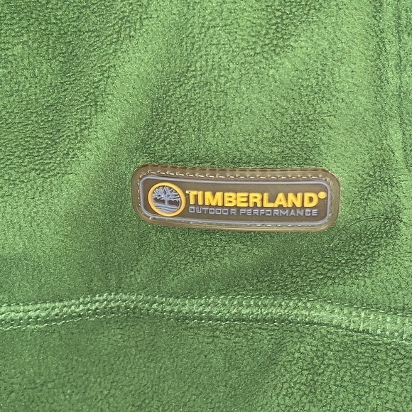Timberland Grey and Green reversible full zip fleece jacket size Medium - Picture 7 of 16